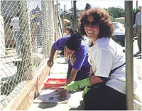 Volunteer At Fence